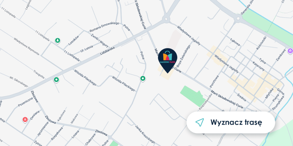 Madoni Park Działdowo II - mapa dojazdu